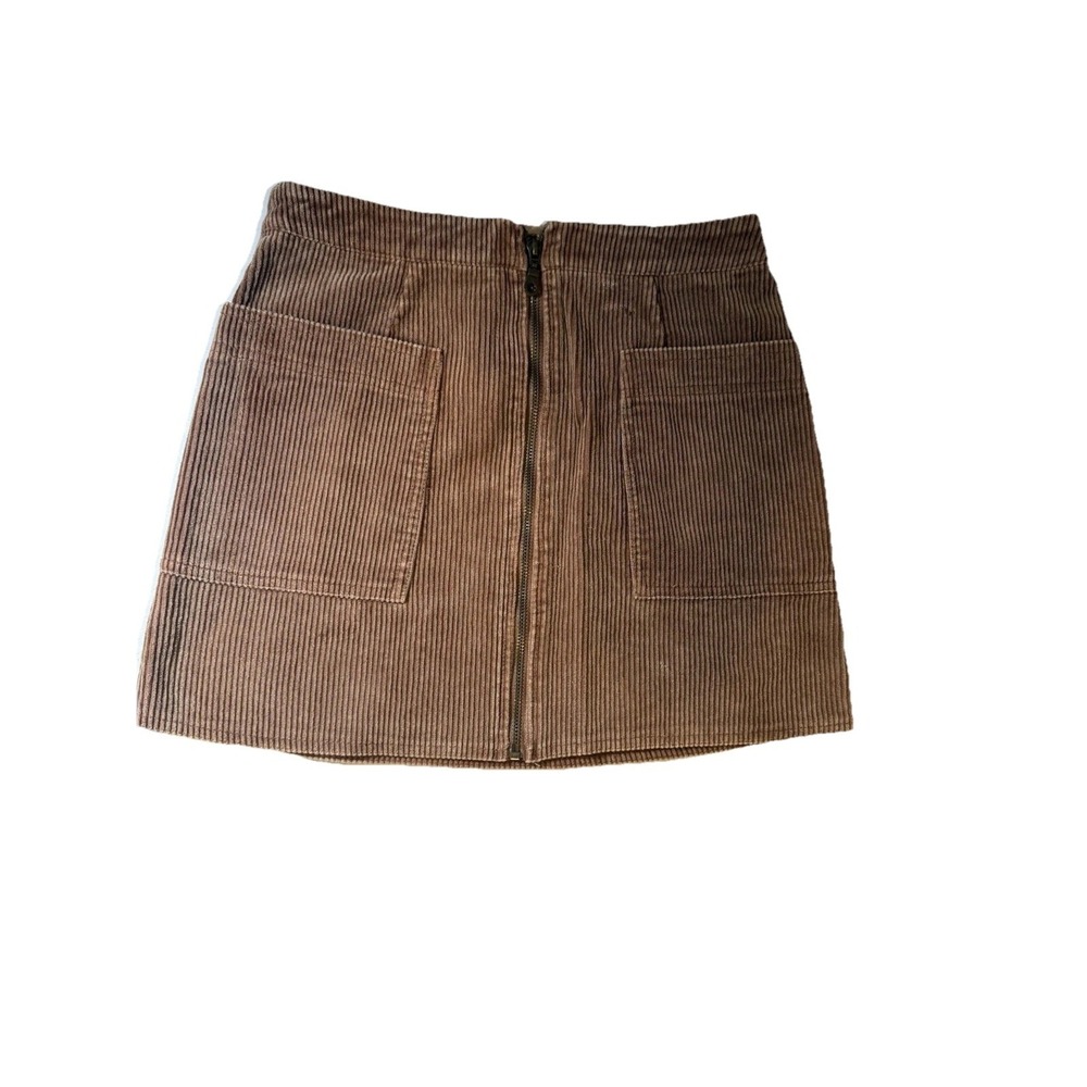 She Sky corduroy‎ miniskirt brown